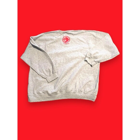 Artistic Creation Smiling Tomahawk Peace Pipe Long Sleeve Sweatshirt 2XL Rare - Picture 13 of 13